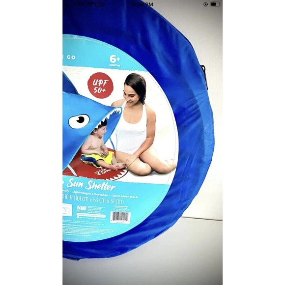 Baby Pop Up Beach Tent Portable Outdoor Sun Shade Shelter UV Protection Canopy - Picture 8 of 10